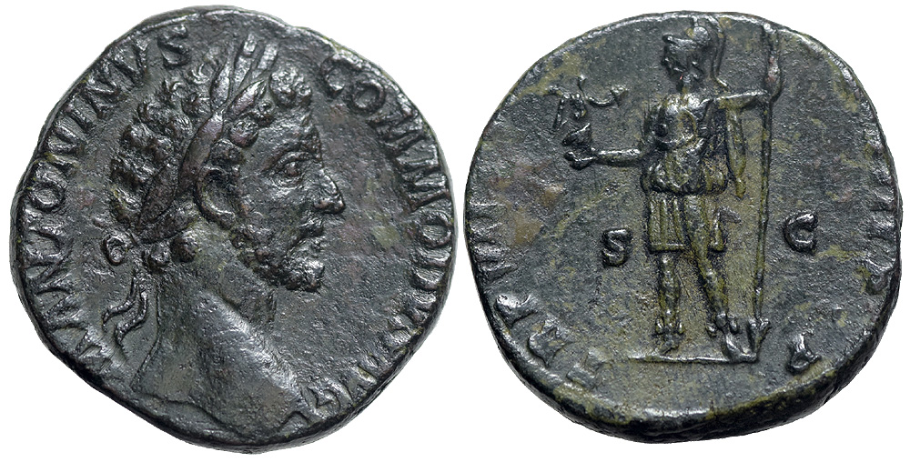 Ancient Roman Empire Commodus Sestertius 