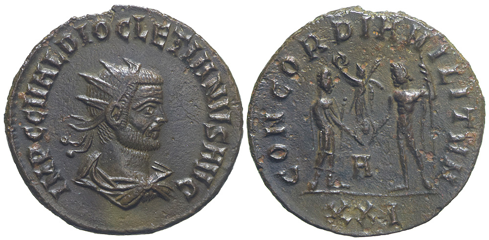 Ancient Roman Empire Diocletianus Antoninianus 