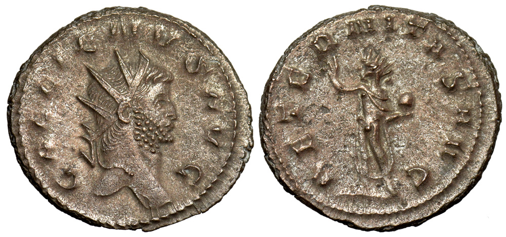 Ancient Roman Empire Gallienus Antoninianus 