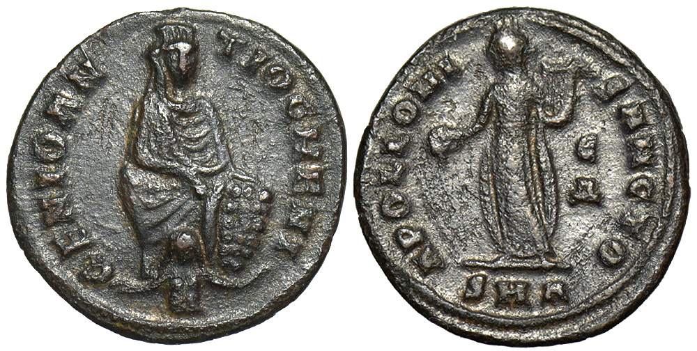 Ancient Roman Empire Maximinus Daja Bronze 