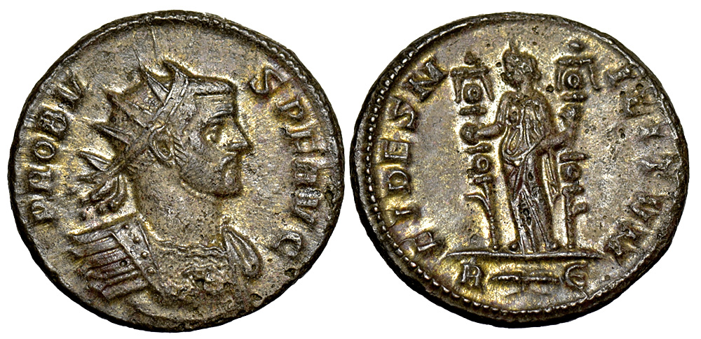 Ancient Roman Empire Probus Antoninianus 