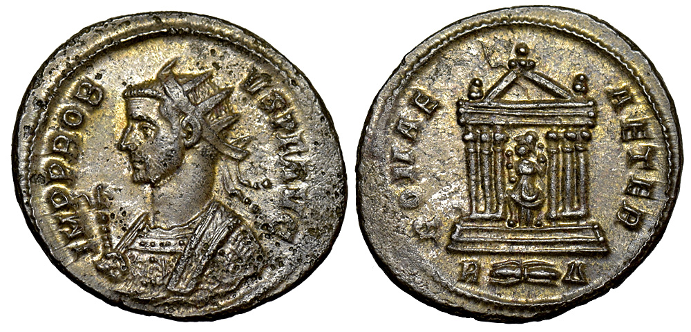 Ancient Roman Empire Probus Antoninianus 
