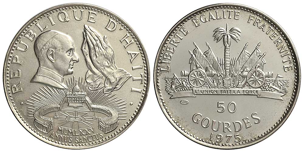 Haiti Republic Gourdes 1975 