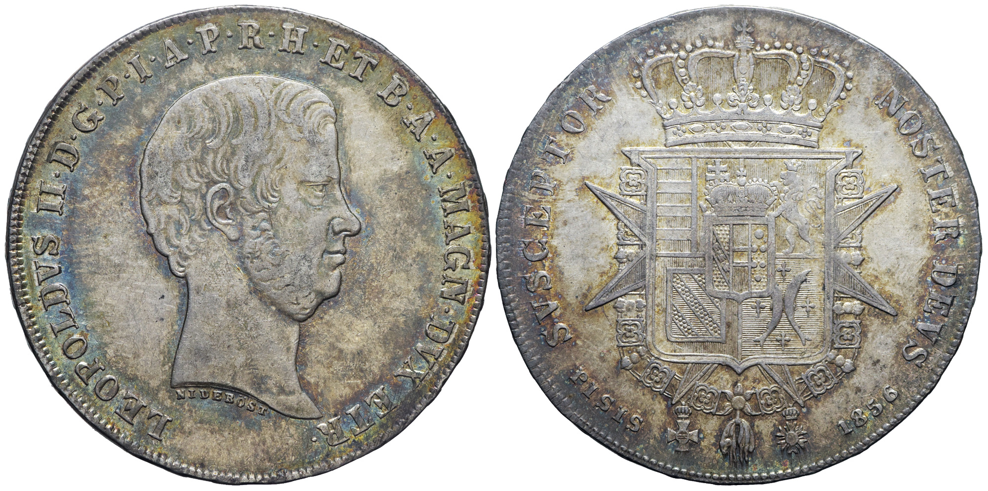 Italy Regional Mints Firenze Leopold Francescone 1856 