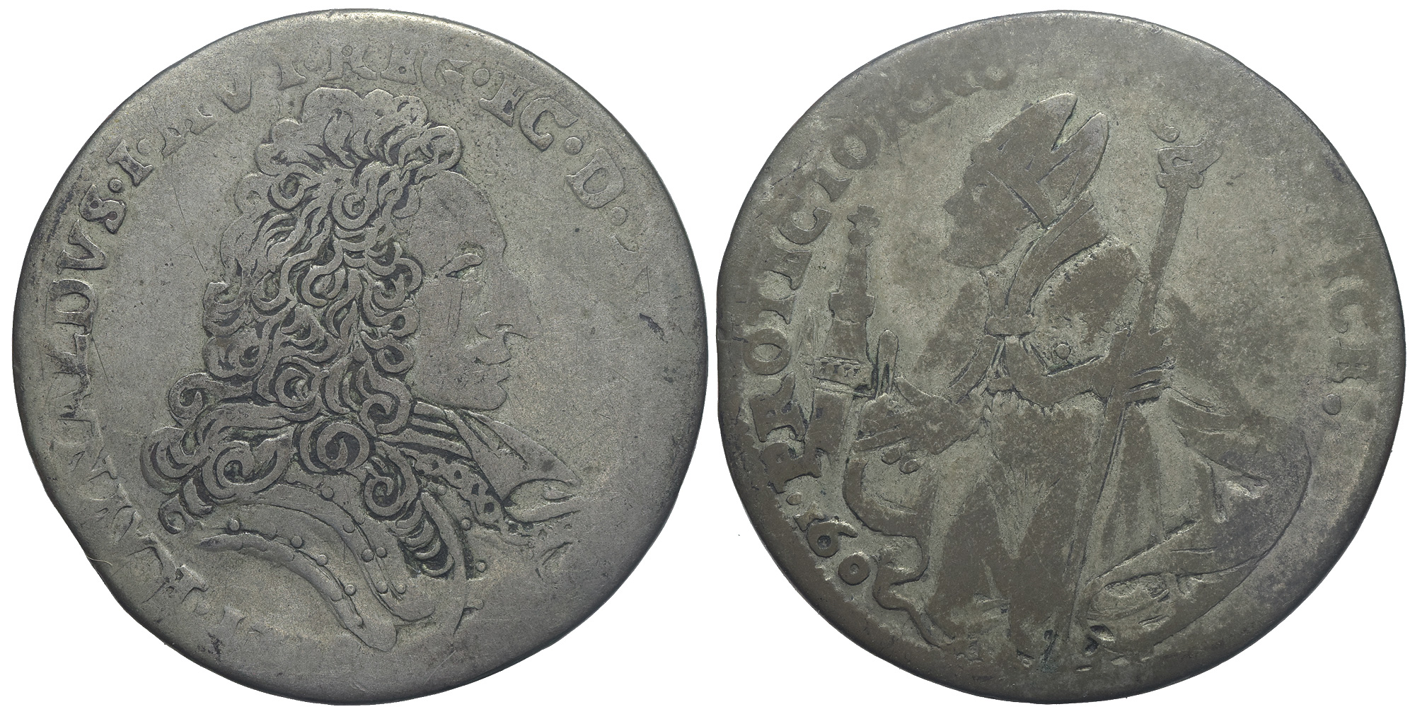 Italy Regional Mints Modena Rinaldo dEste Ducato 1719 