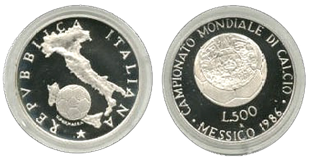 Italy Republic Lire 1986 