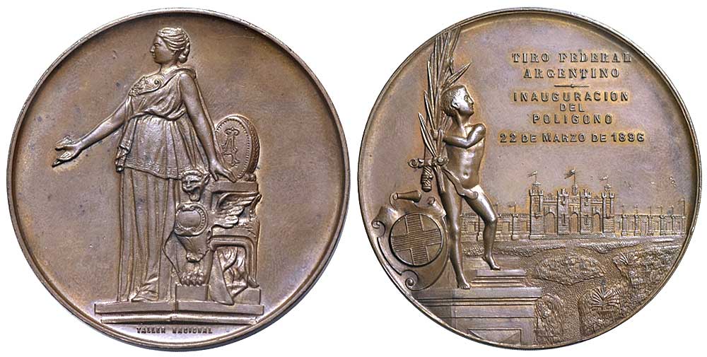 Medals Argentina Medal 1896 