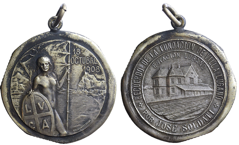 Medals Argentina Medal 1908 