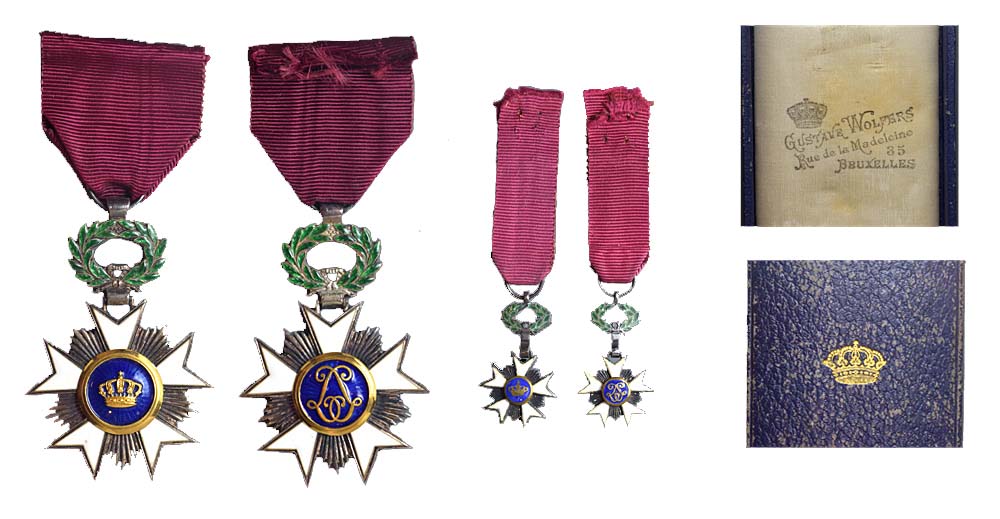 Medals Belgium Order Crown 