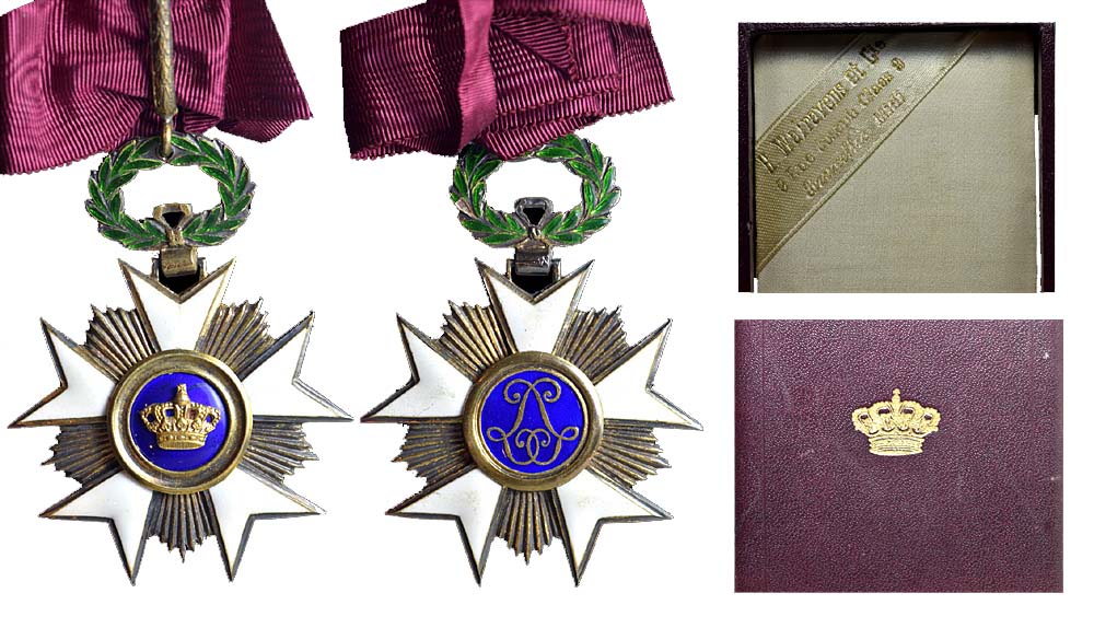 Medals Belgium Order Crown 
