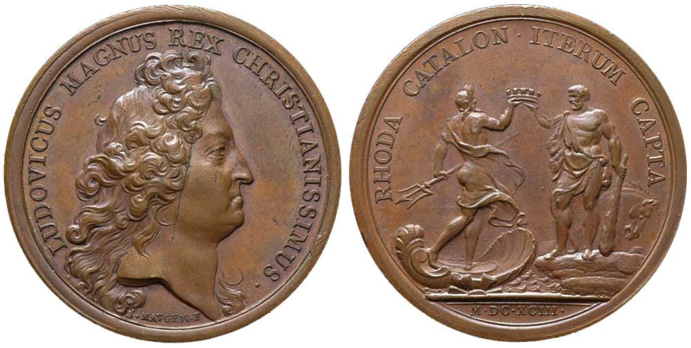 Medals France Louis Medal 1693 