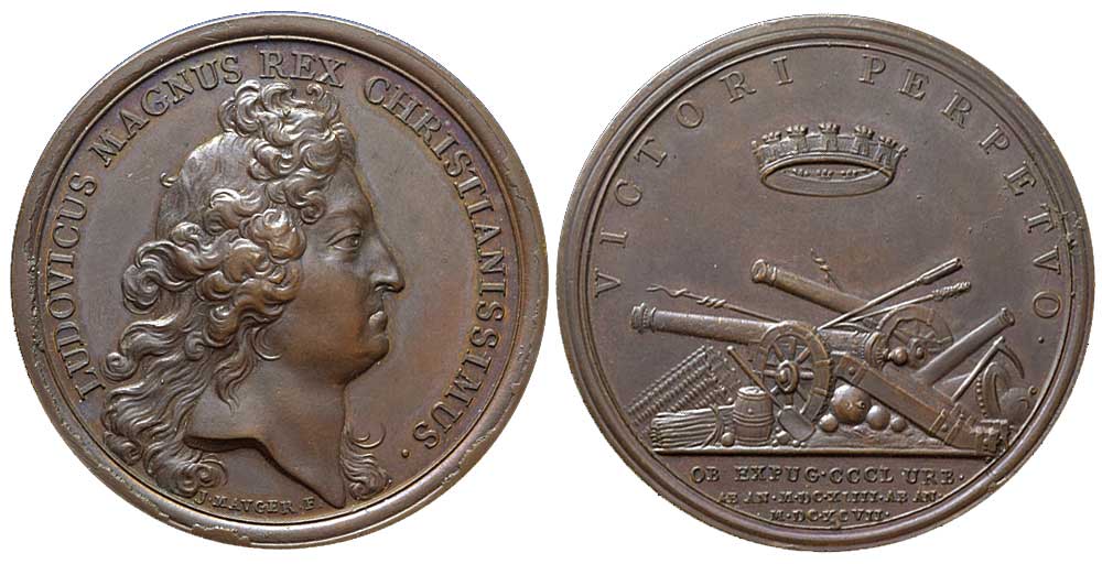 Medals France Louis Medal 1697 