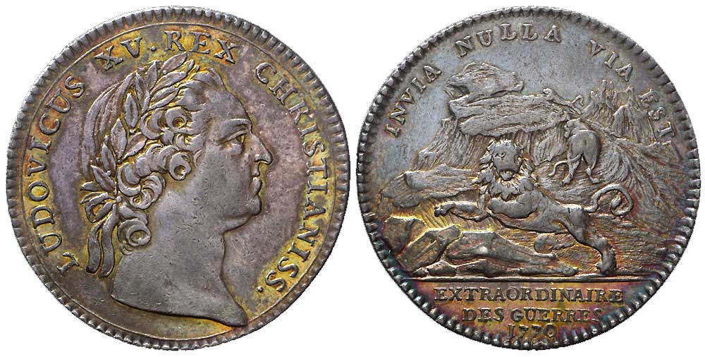 Medals France Louis Jeton 1770 