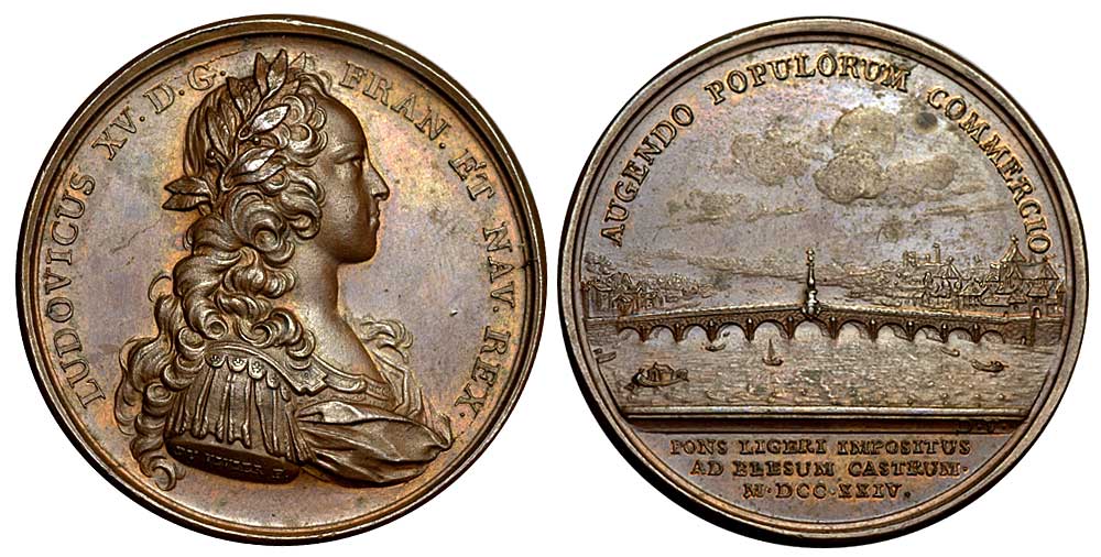 Medals France Louis Medal 1724 
