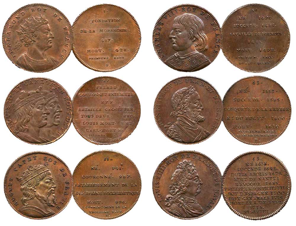 Medals France Louis (64) 1720 
