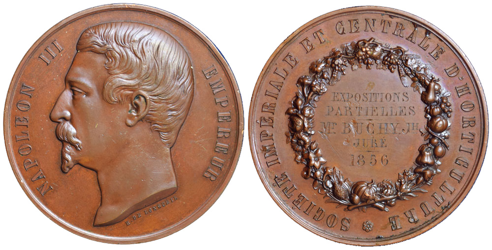 Medals France Napoleon Medal 1856 