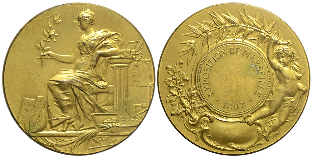 Medals France Republic Medal 1897 