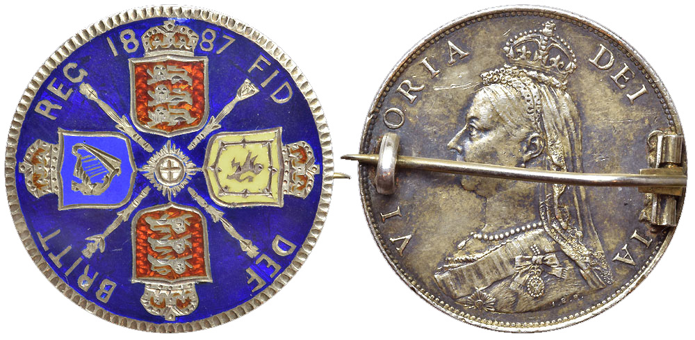 Medals Great Britain Victoria Brooch 1887 