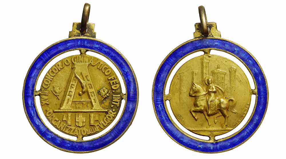 Medals Italy Asti Medal 1935 Gold 