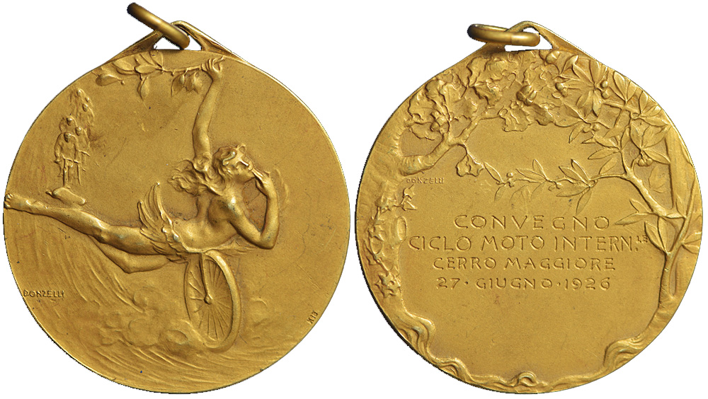 Medals Italy Cerro Maggiore Medal 1926 Gold 