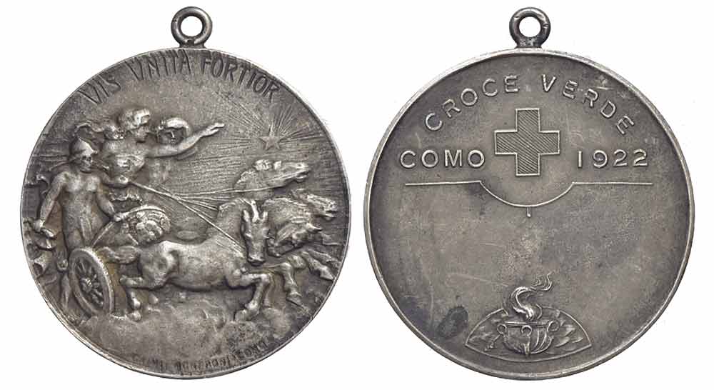 Medals Italy Como Medal 1922 