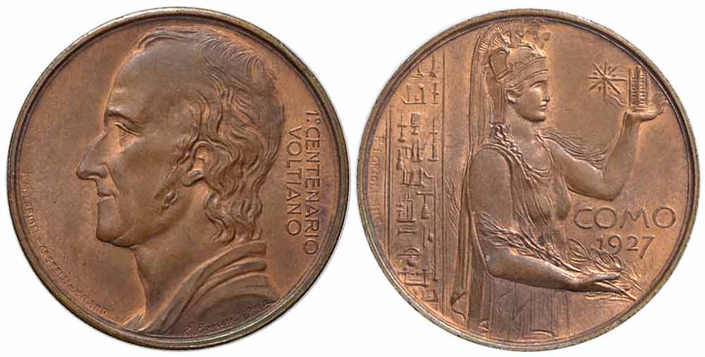 Medals Italy Como Medal 1927 