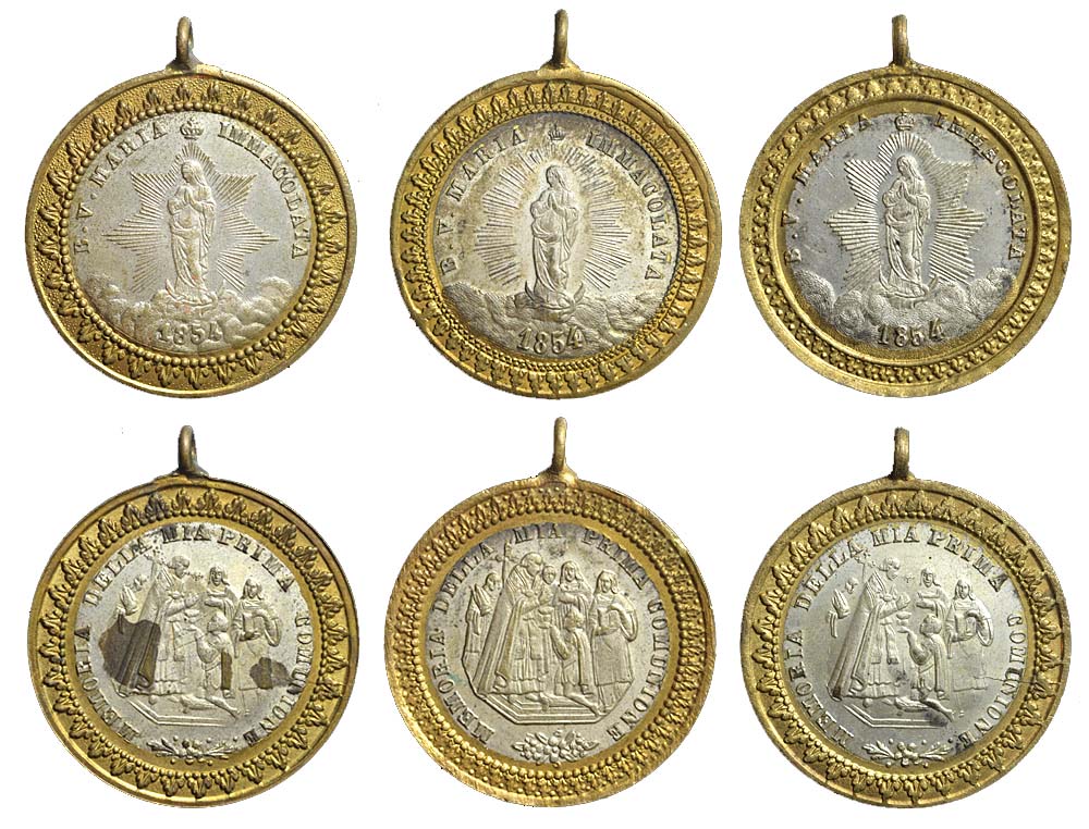 Medals Italy Lot(3) 1854 