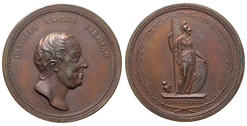 Medals Italy Milan Medal 1782 