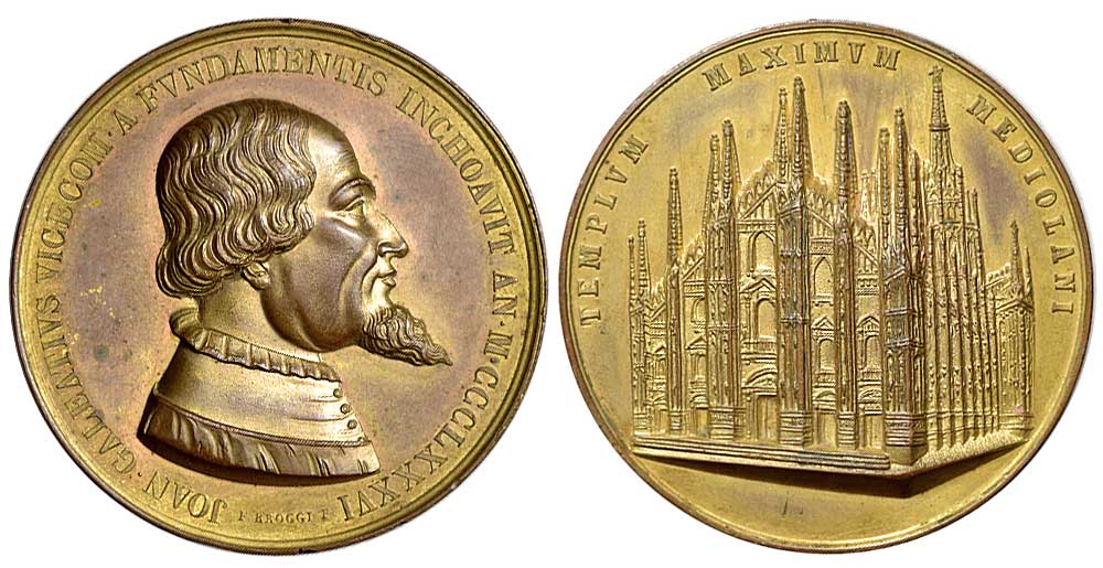 Medals Italy Milan Medal 1886 