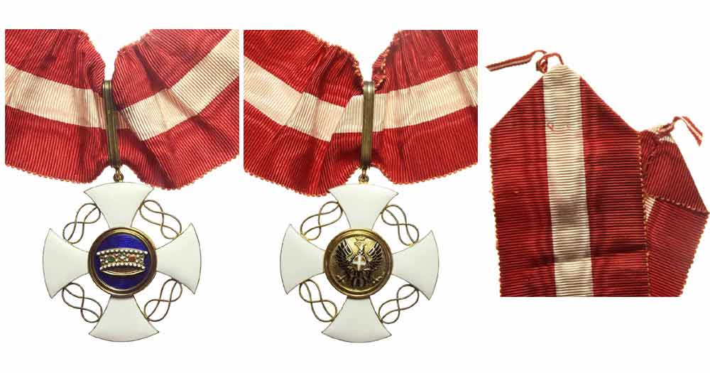 Medals Italy Ordine Corona dItalia Commendatore Gold 