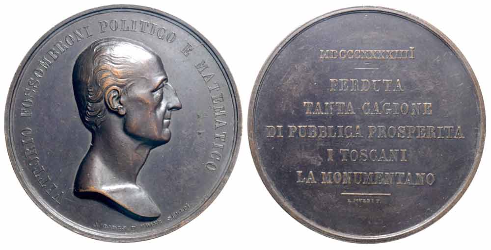 Medals Italy Toscana Medal 1844 