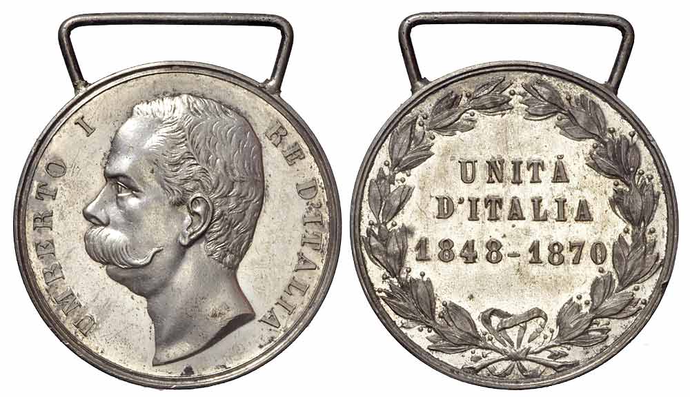Medals Italy Umberto Medal 1883 