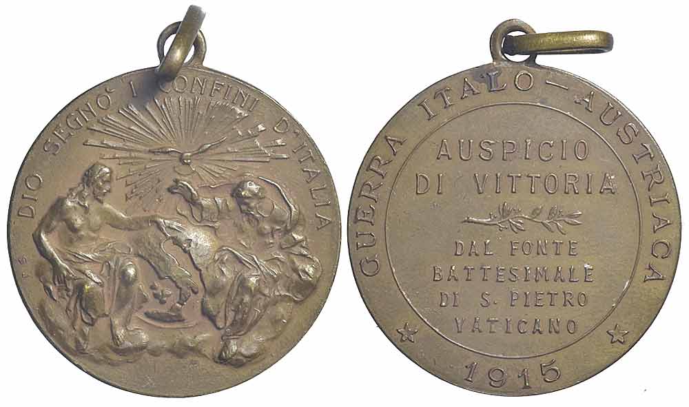 Medals Italy Vittorio Emanuele Medal 1915 