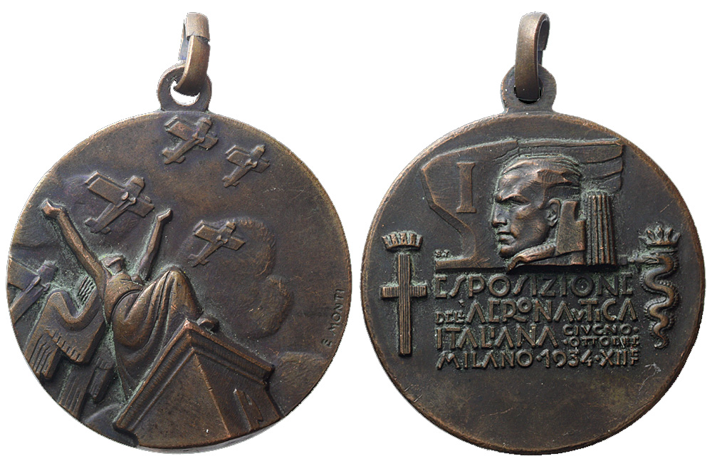 Medals Italy Vittorio Emanuele Medal 1934 