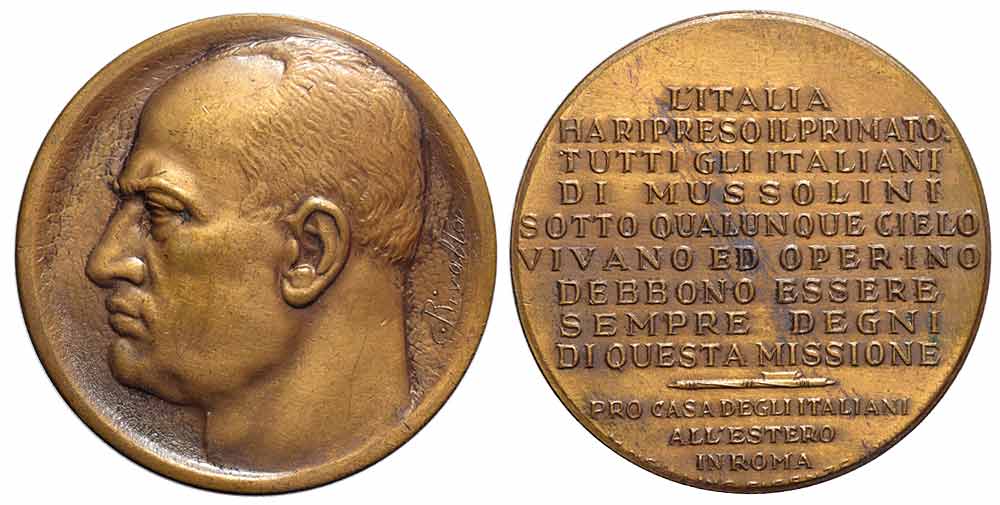 Medals Italy Vittorio Emanuele Medal 1935 