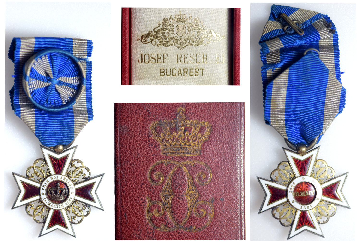 Medals Romania Carol Order Crown 