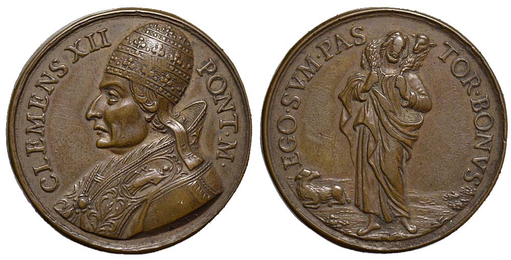 Medals Rome Clement Medal 1730 