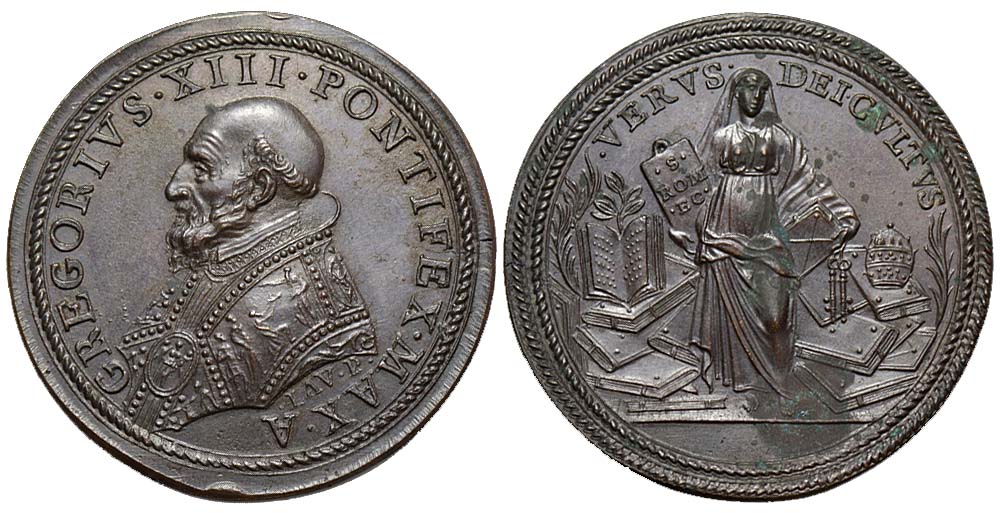 Medals Rome Gregory XIII Medal 1583 