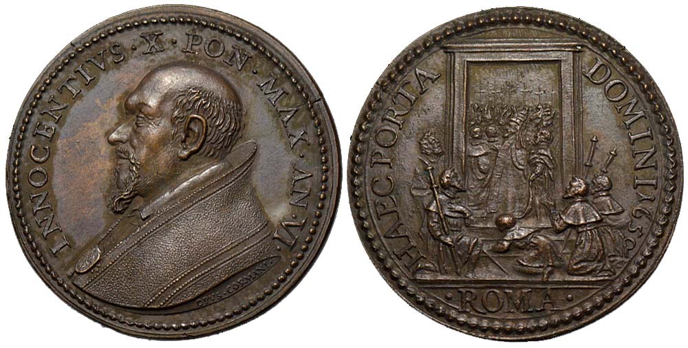 Medals Rome Innocent Medal 1650 