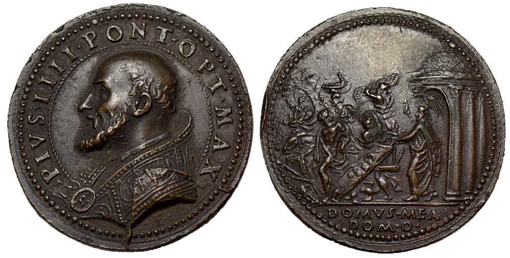 Medals Rome Pius Medal 1561 