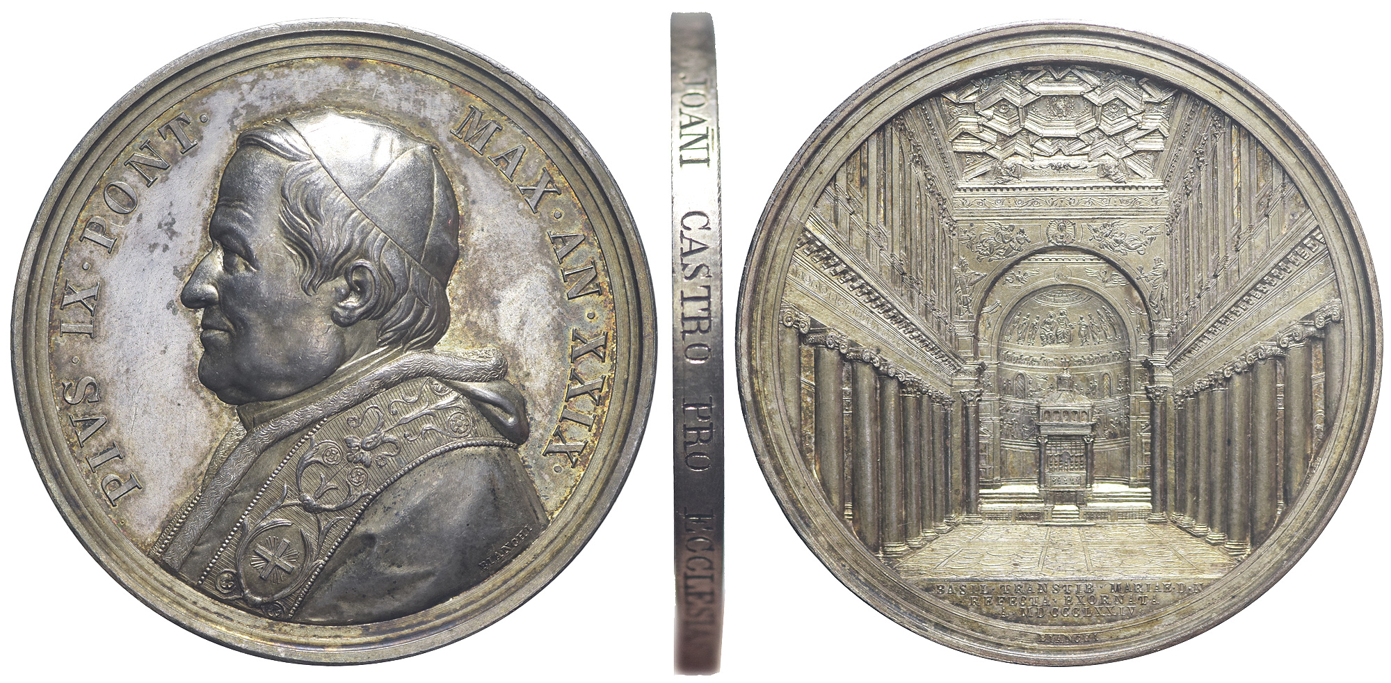 Medals Rome Pius Medal 1874 
