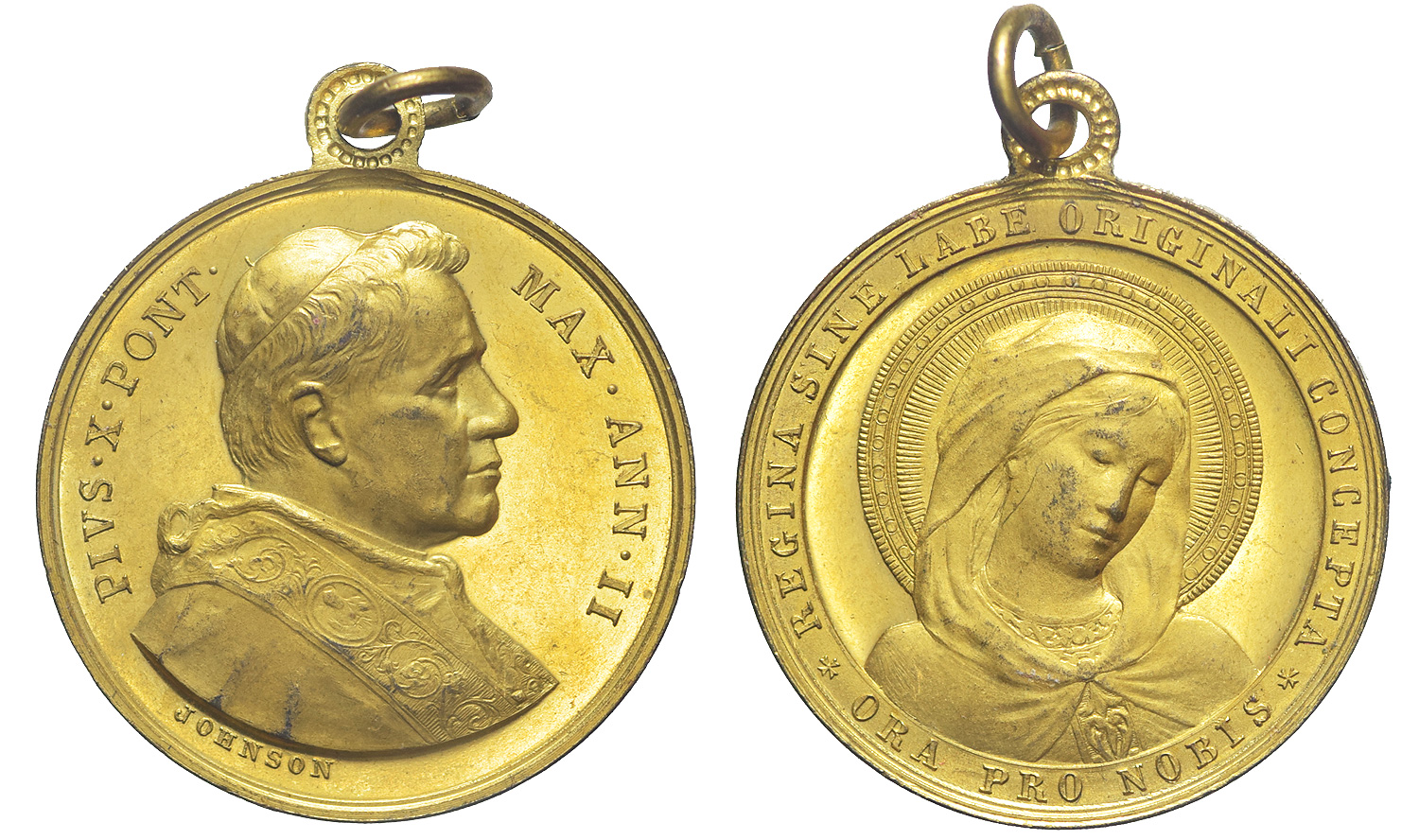 Medals Rome Pius Medal 1904 