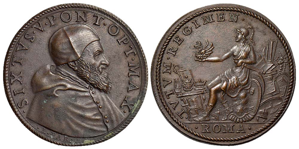 Medals Rome Sixtus Medal 