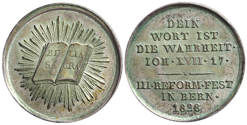Medals Switzerland Bern Medal 1828 