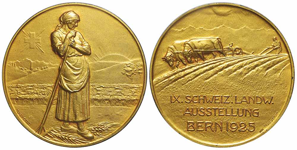 Medals Switzerland Bern Medal 1925 