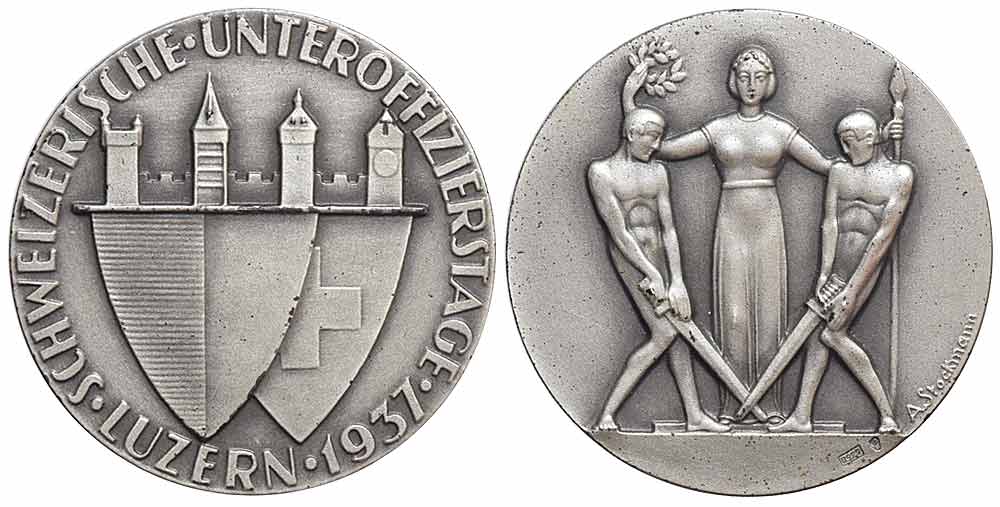 Medals Switzerland Luzern Medal 1937 