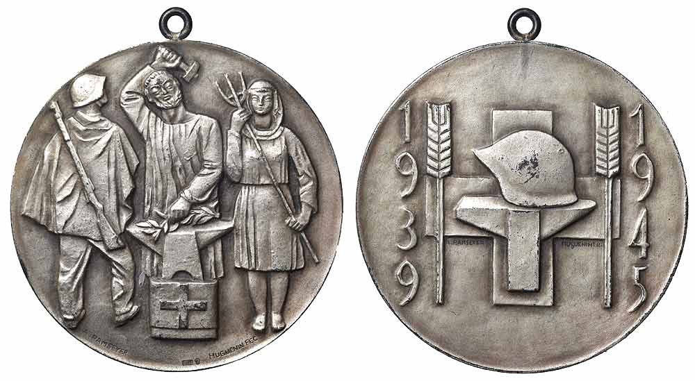 Medals Switzerland Medal 1945 
