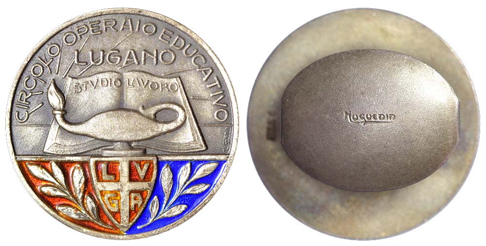 Medals Switzerland Ticino Badge 