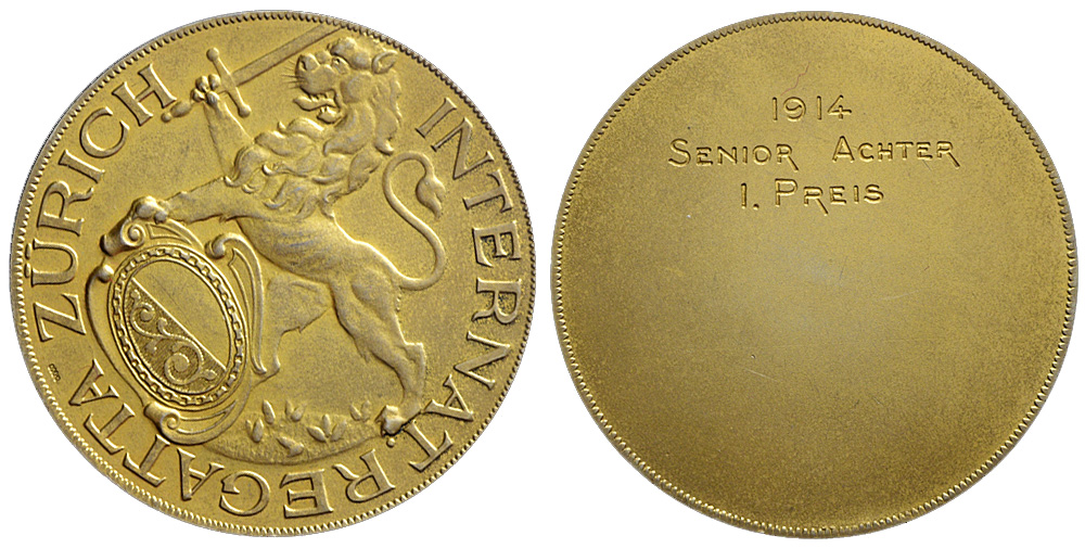 Medals Switzerland Zurich Medal 1914 