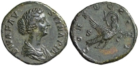 Ancient-Roman-Empire-Diva-Faustina-II-Sestertius-ND-AE